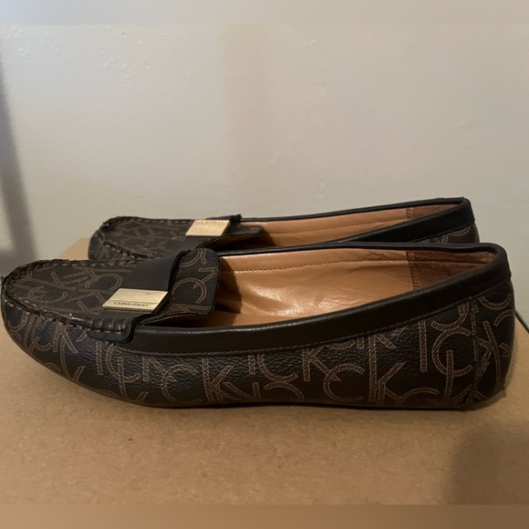 Classic Calvin Klein Brown Loafers - Picture 4 of 13